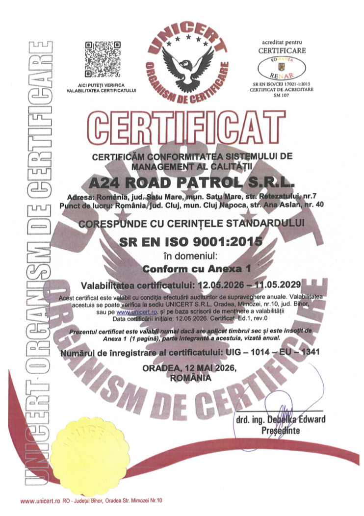 DQS Certificat calitate RO