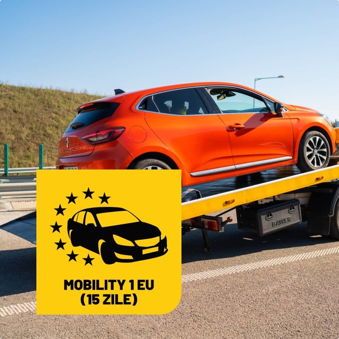 Asistență rutieră  - Mobility 1 EU (15 zile - Autoturism sau Motocicleta)